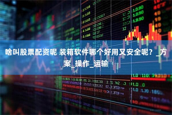 啥叫股票配资呢 装箱软件哪个好用又安全呢？_方案_操作_运输