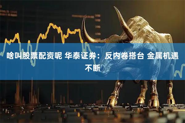 啥叫股票配资呢 华泰证券：反内卷搭台 金属机遇不断